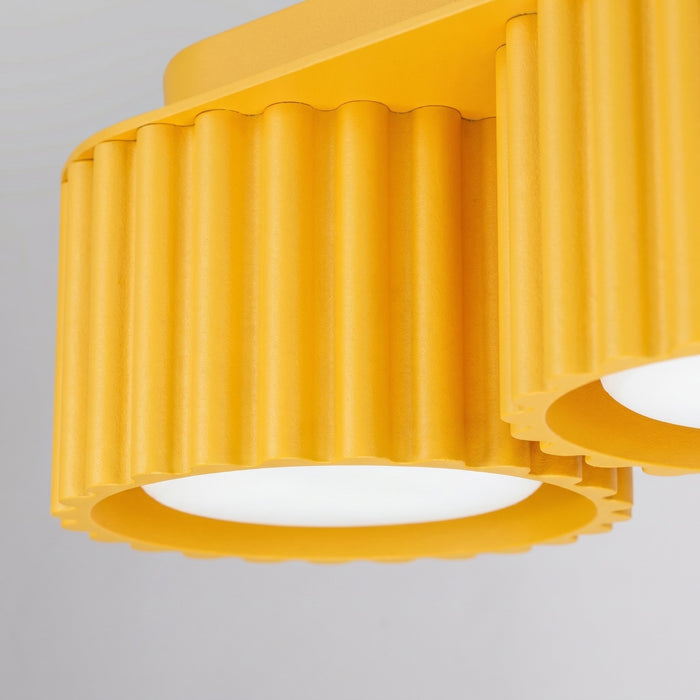 SOLLUX SL.2640 Plafón AURA 3 amarillo Gx53