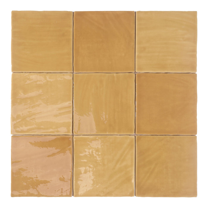 DUNE 188247 TABARCA Azulejo Miel 15x15 cm
