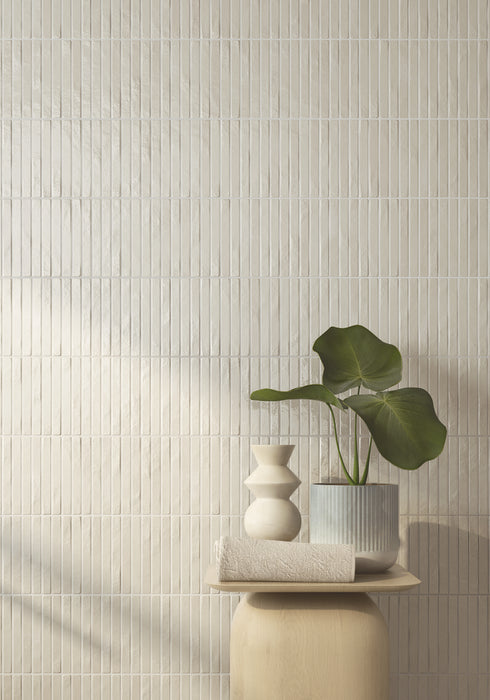 LA PLATERA PENCIL KROMO BONE 35x35 Azulejo Pasta Blanca