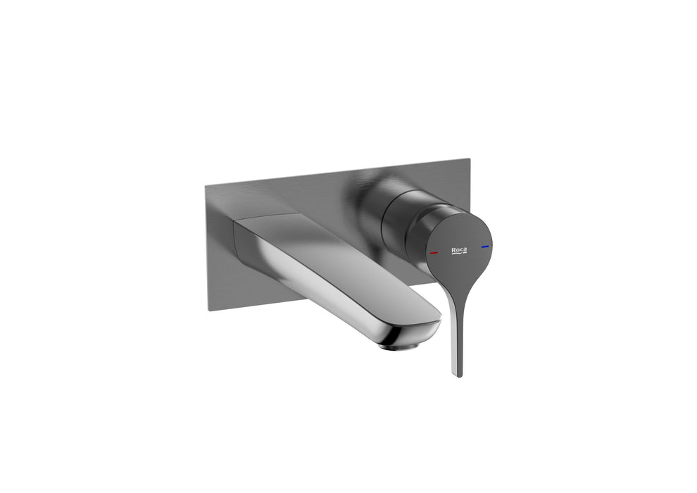 ROCA A5A353ANM0 INSIGNIA Grifo Monomando Empotrable Lavabo Negro Titanio Cepillado