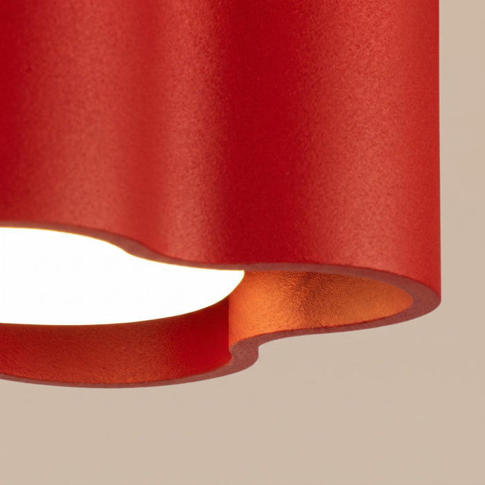 SOLLUX SL.3382 Lámpara De Techo Ovio 1 Roja Gx53