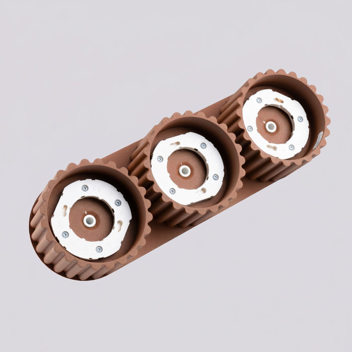 SOLLUX SL.2633 Plafón AURA 3 moca Gx53