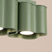 SOLLUX SL.3345 Lámpara De Techo Ovio 2 Verde Oliva Gu10