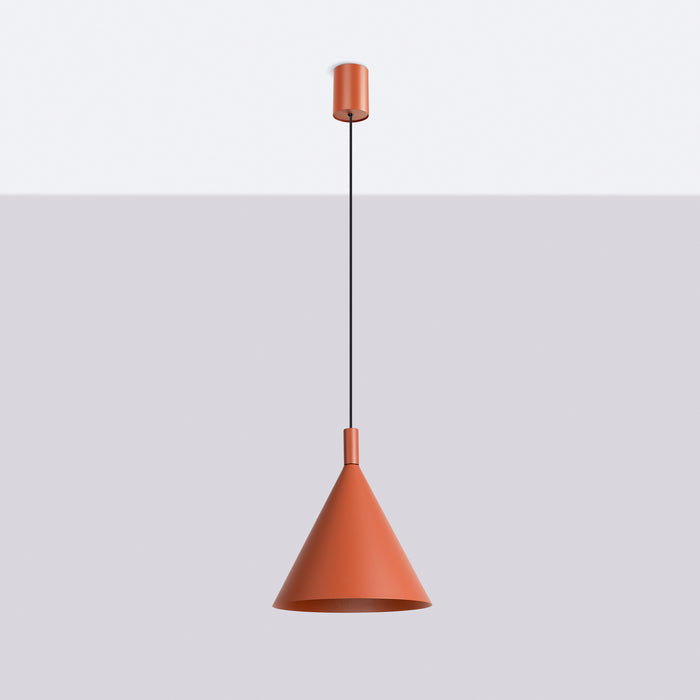 SOLLUX SL.2526 Lámpara colgante NOX 25 ocre rojo