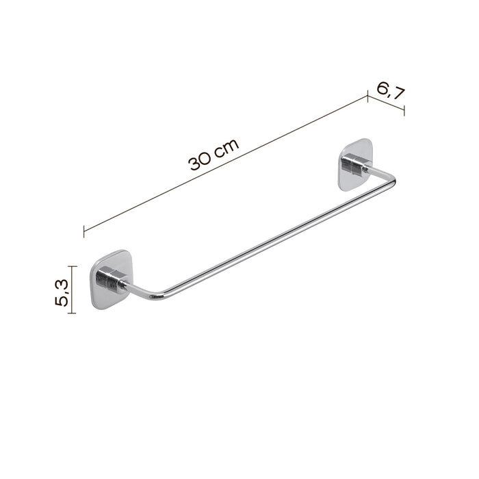 GEDY TE213013101 TEIDE Toallero 30 cm Cromo