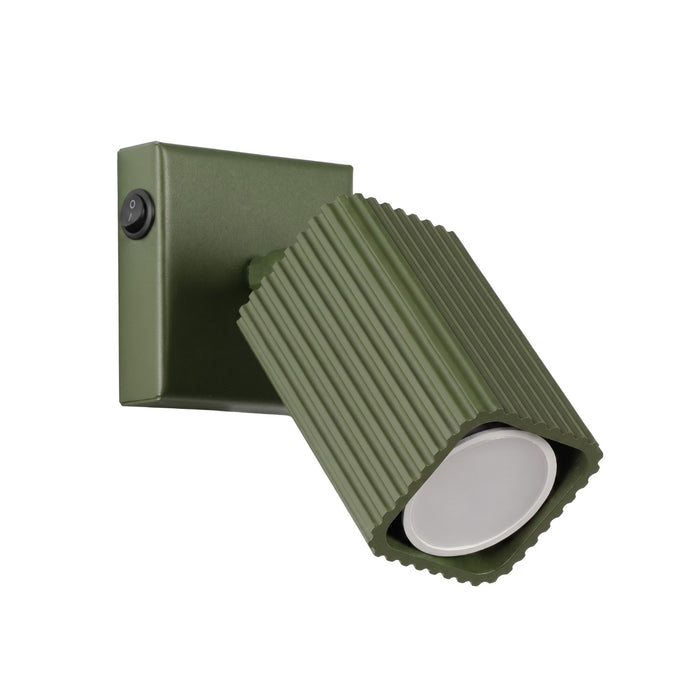 SOLLUX SL.3175 Lámpara De Pared Rayo Verde Oliva Con Interruptor