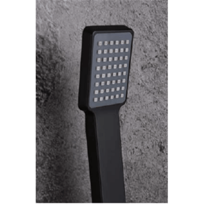 IMEX GPE006/NG DUBLIN Conjunto de Ducha Empotrado Monomando Negro Mate