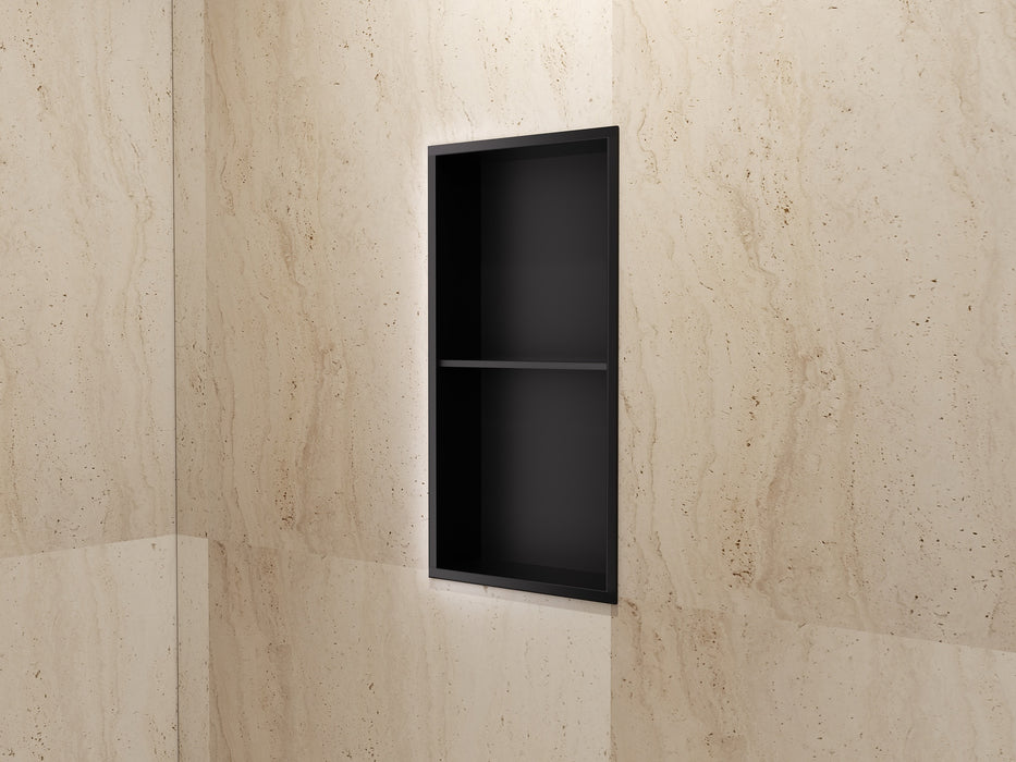 MEDIMEX HOR003/NG ARTIC Hornacina Con Estante 33x63 Negro Mate