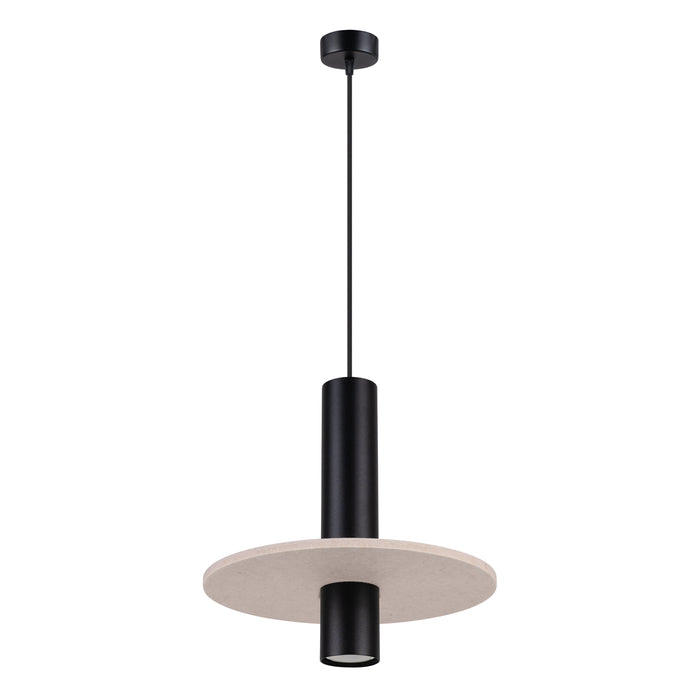 SOLLUX SL.1882 Lámpara colgante PELTA 1 negro/beige beige/negro