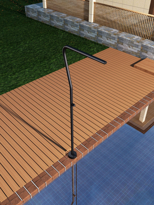 POOLIMEX GPN009/ANG NEVADA Grifería De Piscina Acero S.316 Negro Mate