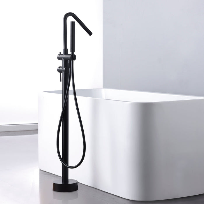 IMEX BBECO1/NG CORCEGA Freestanding Bathtub Faucet Matte Black