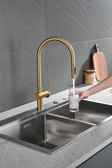 IMEX GCE026/OC BERNA Grifería De Cocina Color Oro Cepillado