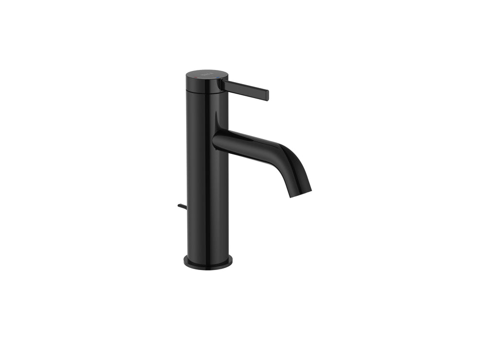 ROCA A5A309ECN0 ONA Grifo Monomando Lavabo con Desagüe Automático Cold Start Negro Titanio