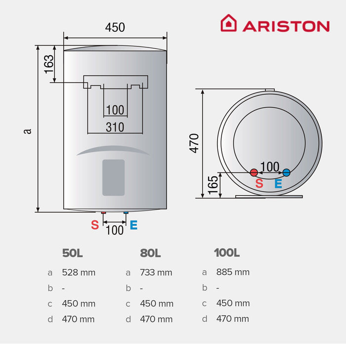 ARISTON LYDOS R Vertical Electric Water Heater
