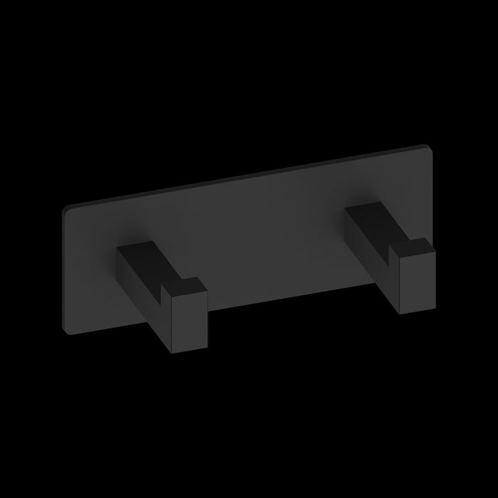 BELTRAN 20199 LUKA Double Black Matte Adhesive Hanger
