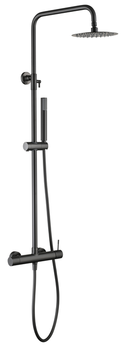 IMEX BDG053/BGM GENOVA-PIAMONTE Conjunto De Ducha Monomando Black Gun Metal