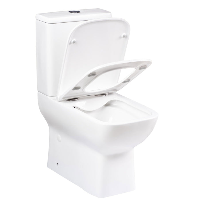 BATHME B010272 CITY Inodoro Rimless Completo Blanco