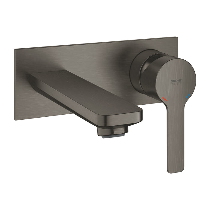 GROHE 19 409 AL1 Lineare Monomando de lavabo mural 1/2" Tamaño M Brushed hard graphite (Grafito cepillado)