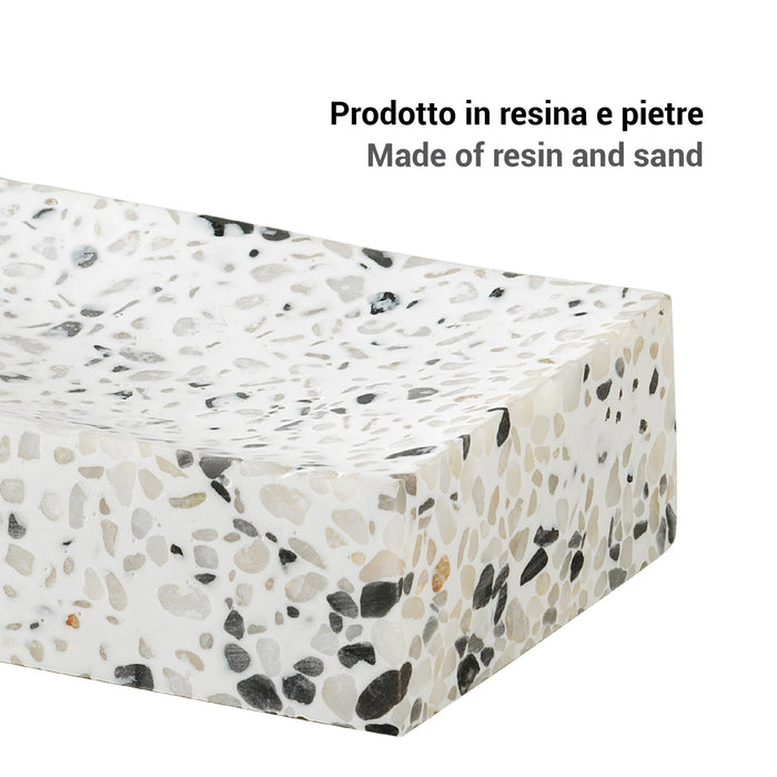 GEDY ZO112000000 ZOE Jabonera Blanco Negro