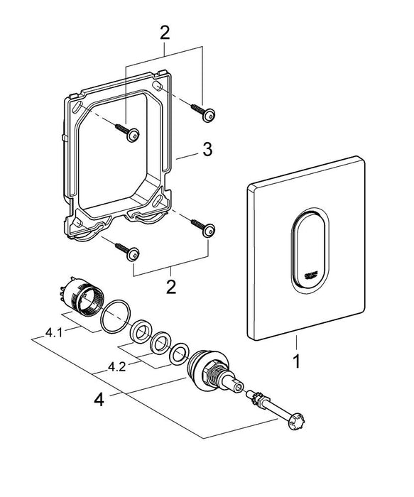 GROHE 26 672 001 TEMPESTA System 250 Sistema de ducha con termostato para baño ducha Cromo