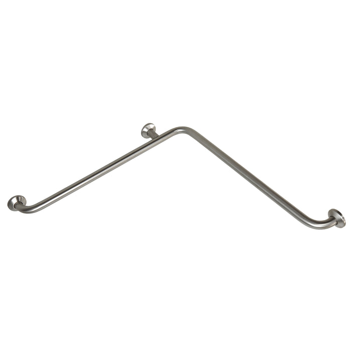 PRESTO 88155_RAL Barra de apoyo ángulo horizontal inox RAL