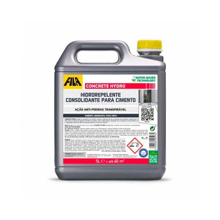 FILA 79210005MUL CONCRETE HYDRO Hidrorepelente Consolidante para Cemento 5 L
