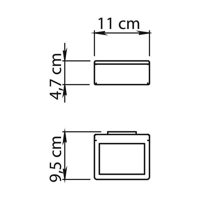 GEDY A9121300000 IL GIGLIO Jabonera Fija Cromo