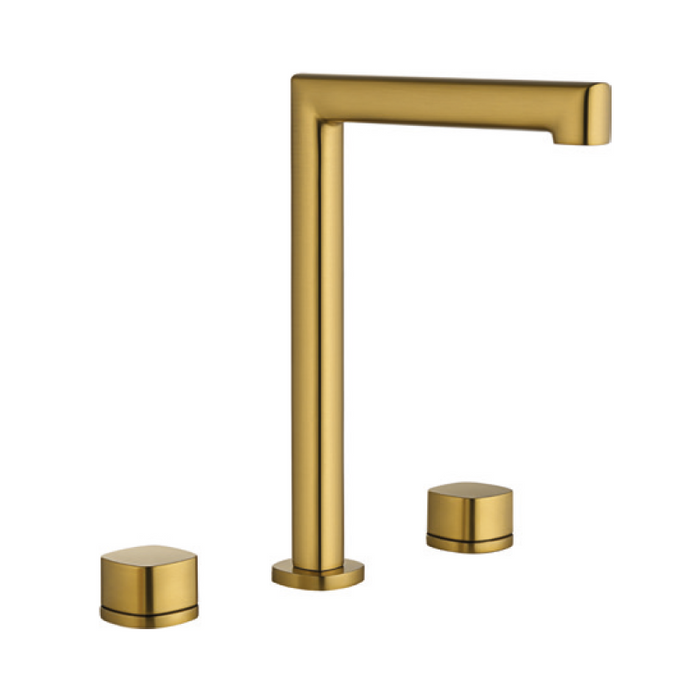 IMEX BAT064/OC TOSCANA-AREZZO Bimando Lavabo Alto Oro Cepillado