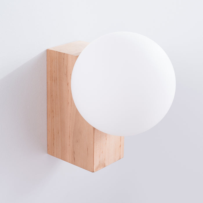 SOLLUX SL.1682 Aplique BULBO madera natural madera natural/blanco