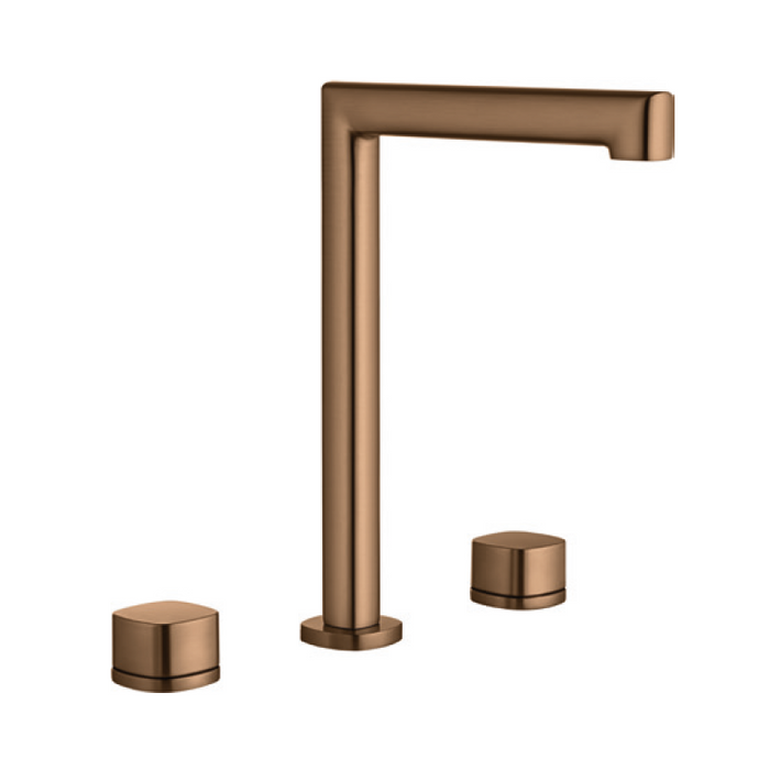 IMEX BAT064/ORC TOSCANA-AREZZO Bimando Lavabo Alto Oro Rosa Cepillado