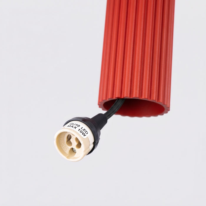 SOLLUX SL.2335 Lámpara colgante KARBON 1 rojo
