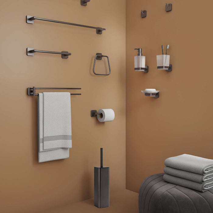 GEDY TO348100100 TONGA Escobillero Gun Metal