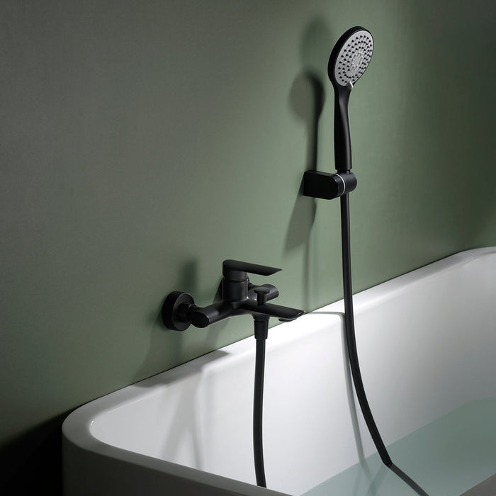 IMEX BDG040-4NG URAL Grifo de Baño/Ducha Negro Mate