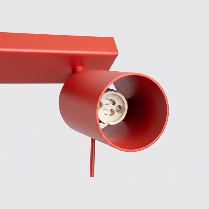 SOLLUX SL.2194 Plafón RING 6L rojo