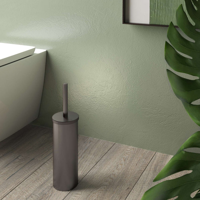 GEDY 52338100200 FLIP Toilet Brush Holder Gun Metal