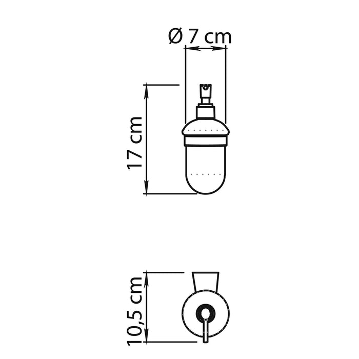 GEDY TN801300000 TONALE Dosificador Cromo