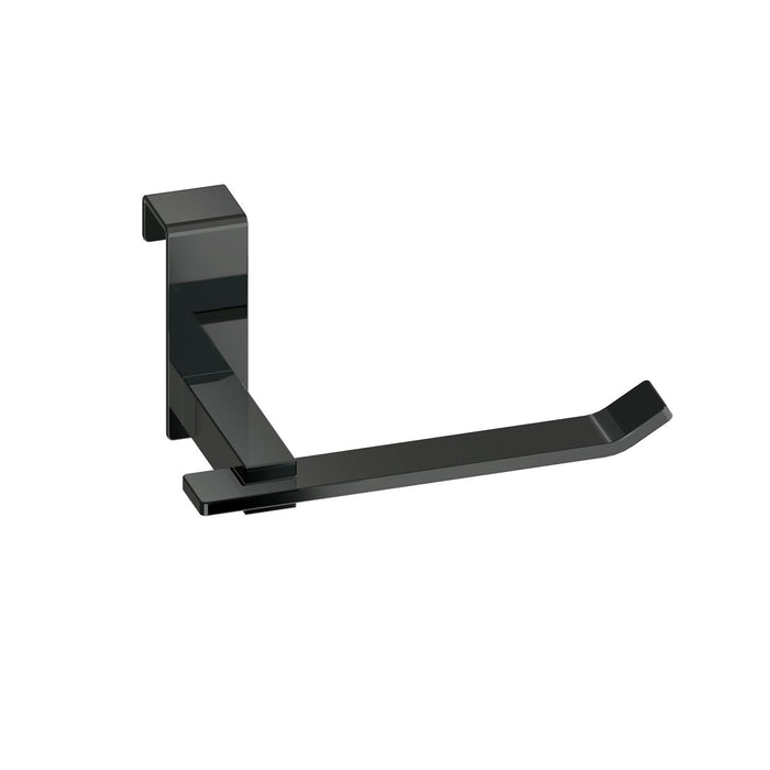 BELTRAN 10784 NIZA Portarrollo Colgar Costado De Mueble Cromo Negro
