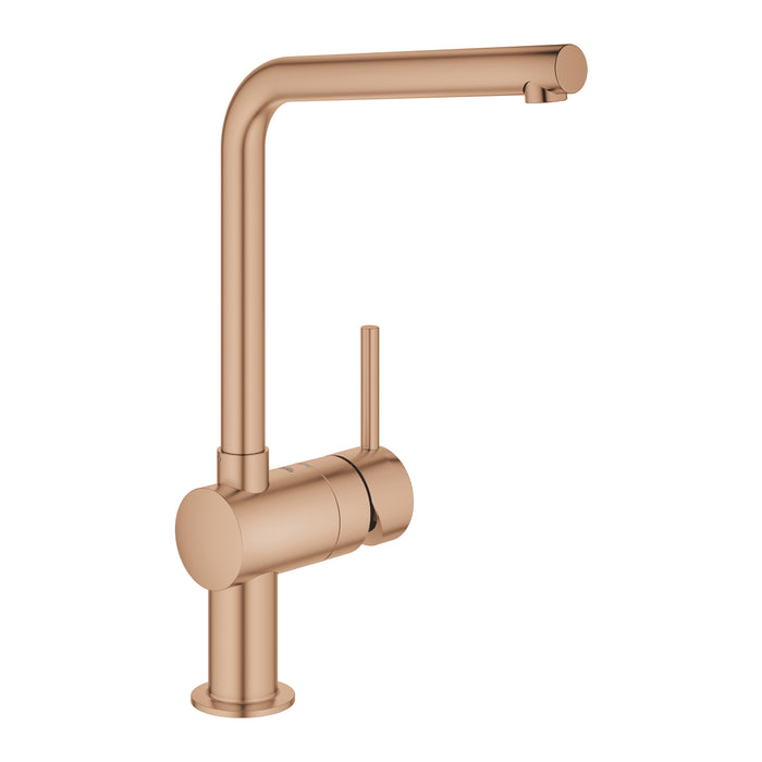 GROHE 31 375 DL0 Minta Monomando de fregadero 1/2" brushed warm sunset (cobre cepillado)