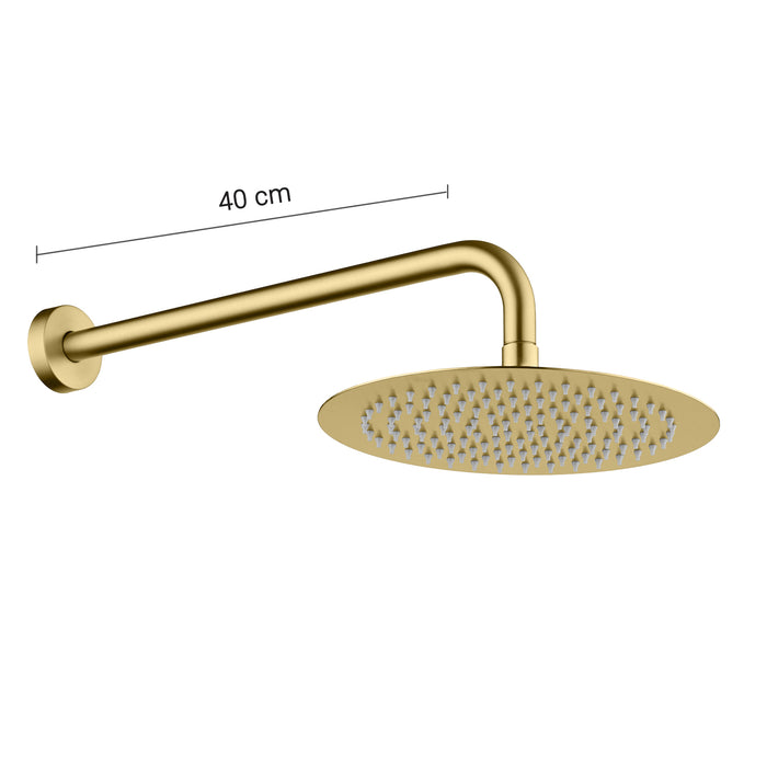 GEDY GYHP1010700 HIGH PRO PLUS 07 Kit de ducha redondo 5 piezas oro mate