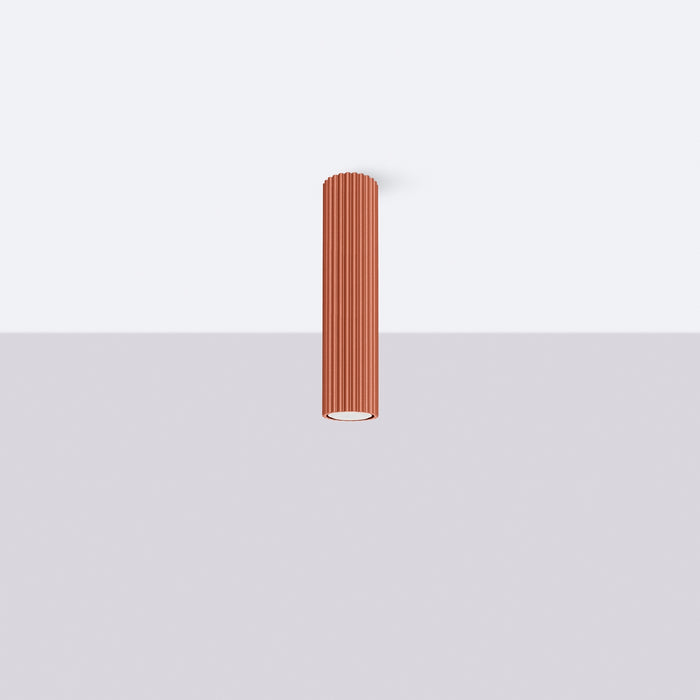 SOLLUX SL.1627 KARBON Lámpara De Techo 30 Rojo Ocre