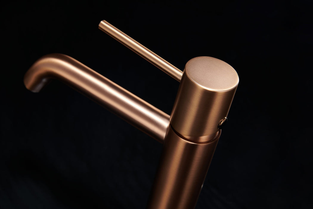 IMEX BDM039-1ORC MONZA Single-Handle Sink Faucet Brushed Rose Gold