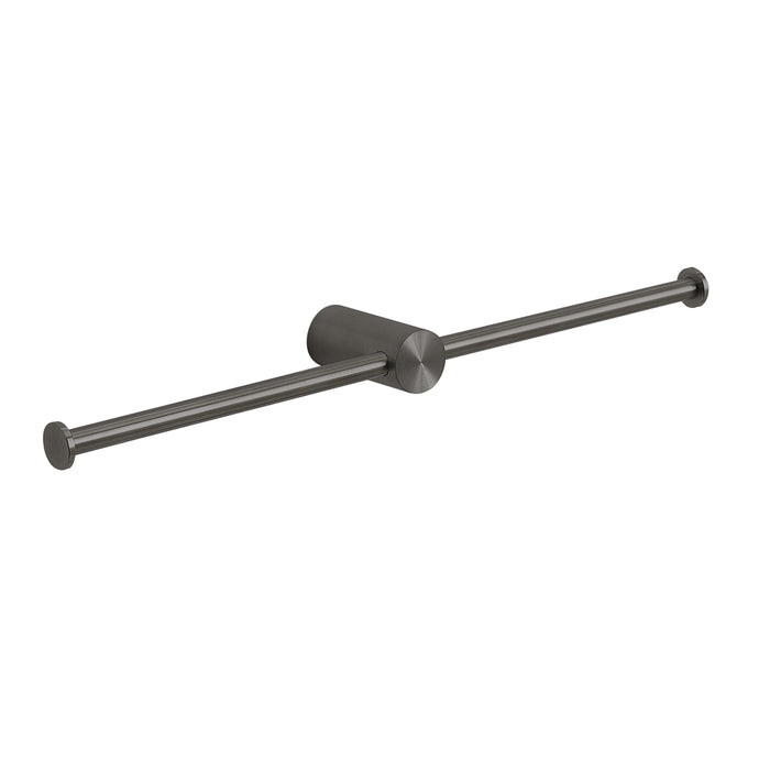 GEDY AN240281000 ANDE Portarrollo doble gun metal