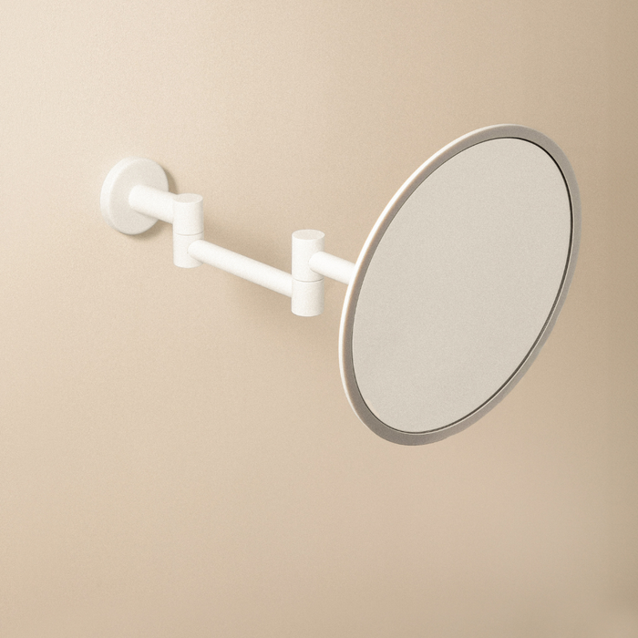 COSMIC ARCHITECT SP Espejo Aumento x5 De Pared Blanco Mate