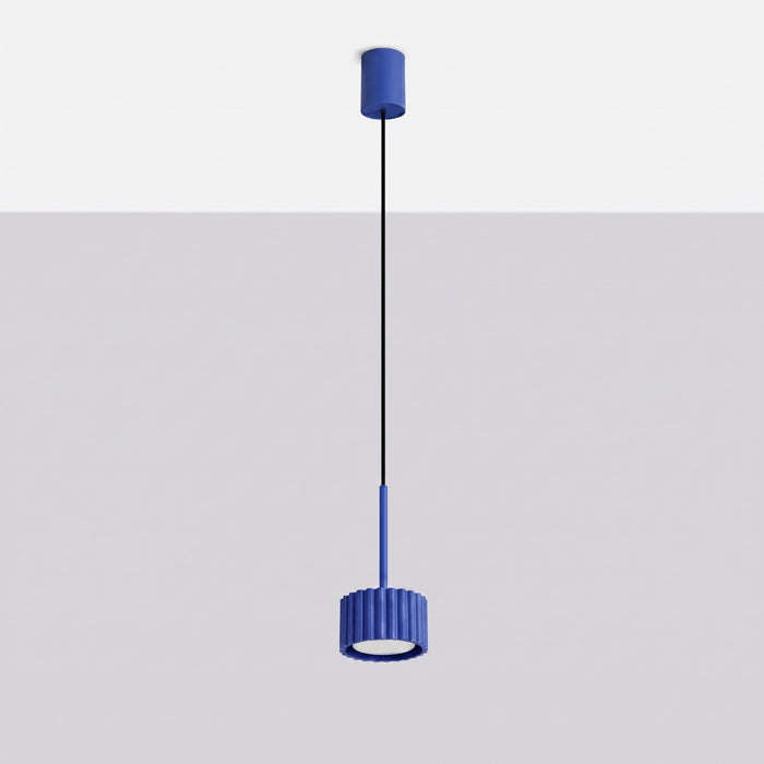 SOLLUX SL.2682 Lámpara colgante AURA 1 ultramarino Gx53