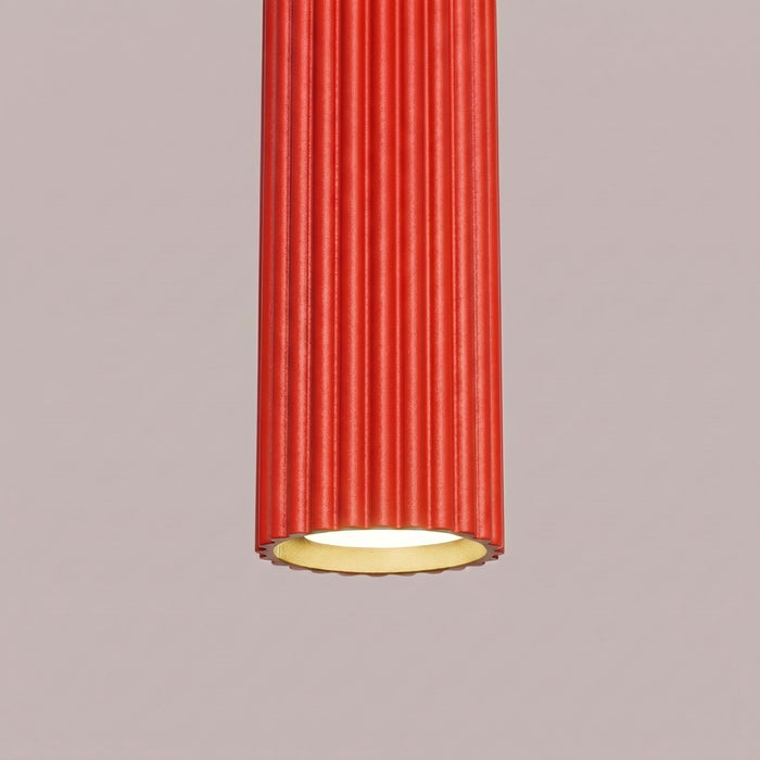 SOLLUX SL.2335 Lámpara colgante KARBON 1 rojo
