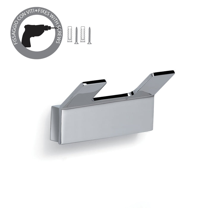 GEDY 22261300A00 Percha Doble Cromo