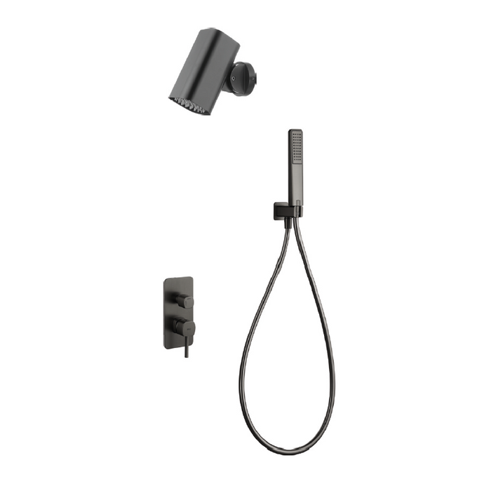 IMEX GPT064-T/BGM TOSCANA-AREZZO Monomando Conjunto Empotrado Black Gun Metal