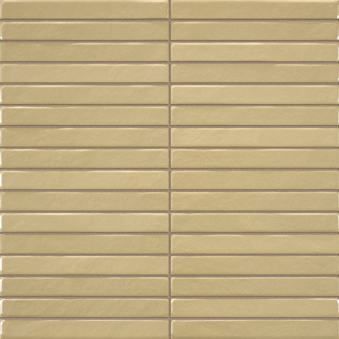 LA PLATERA PENCIL REEF GOLD 35x35 Azulejo Pasta Blanca