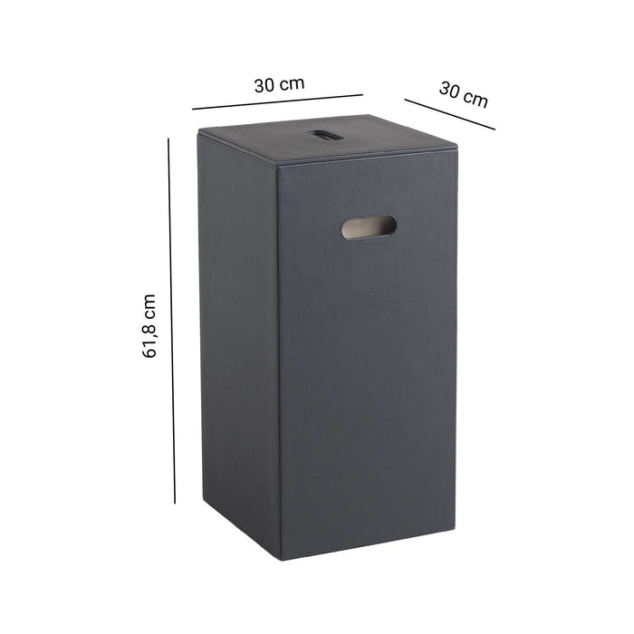 GEDY 10361400000 LUXURY Cesto de Ropa Negro