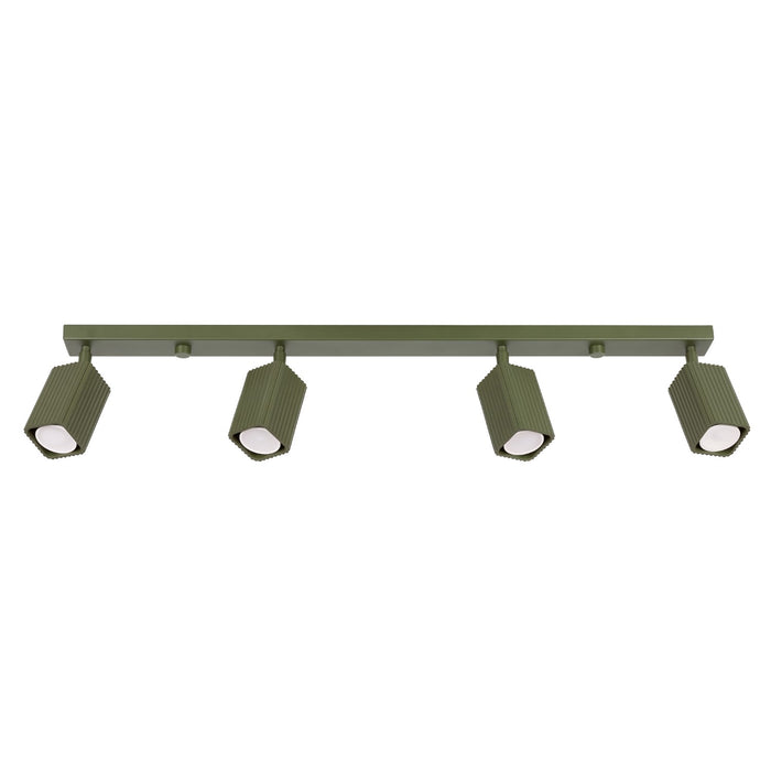 SOLLUX SL.3181 Lámpara De Techo Rayo 4L Verde Oliva